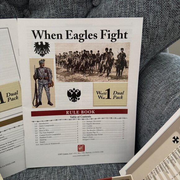 1914: Glory's End / When Eagles Fight (open, unpunched) GMT Games - Picture 16 of 16